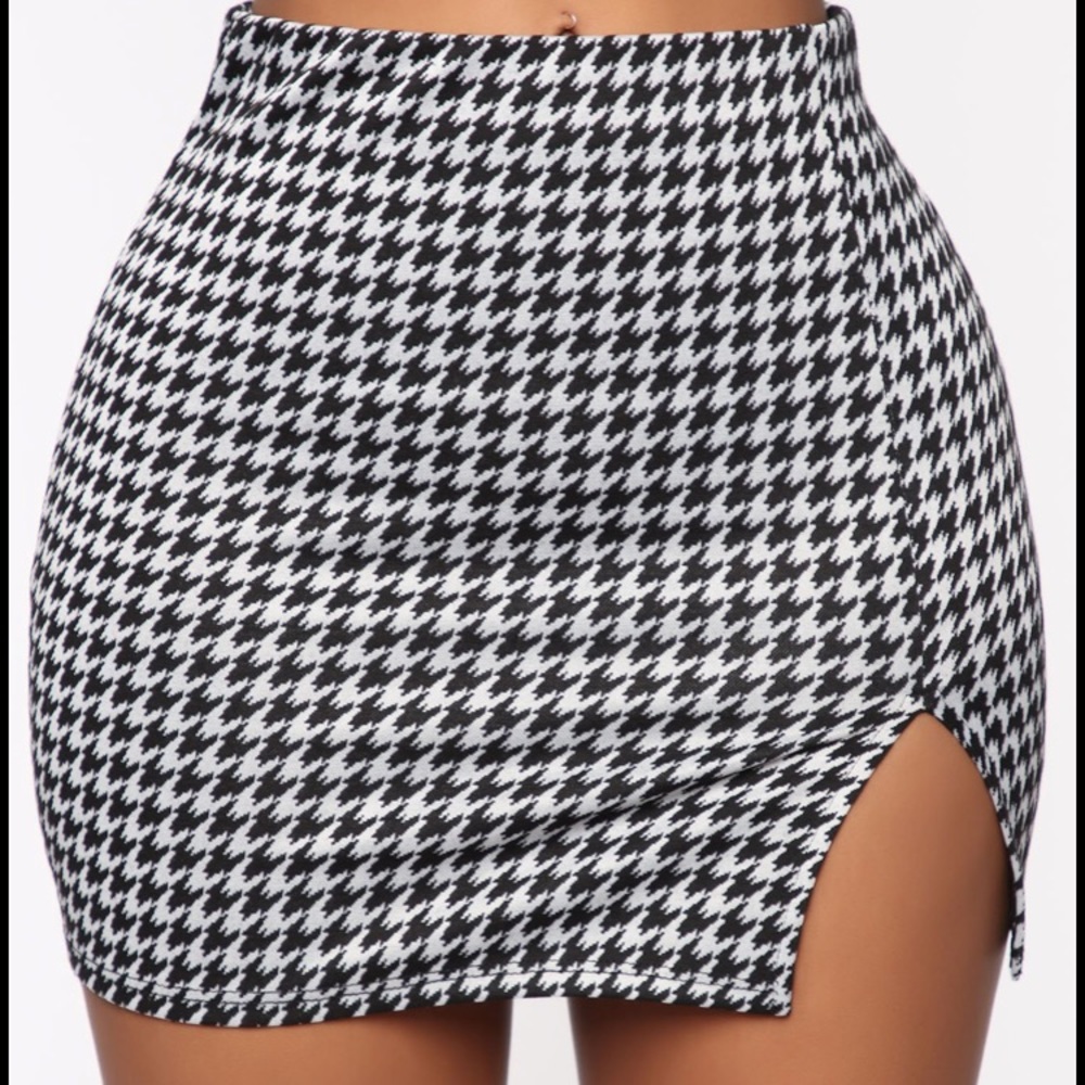 Fashion nova plaid skirt